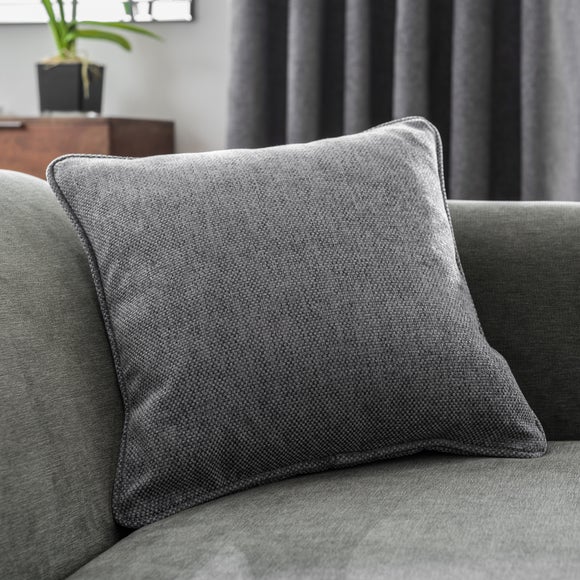 Grey sale chenille cushions