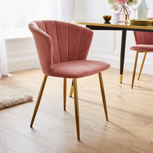 Kendall Velvet Chair Dunelm