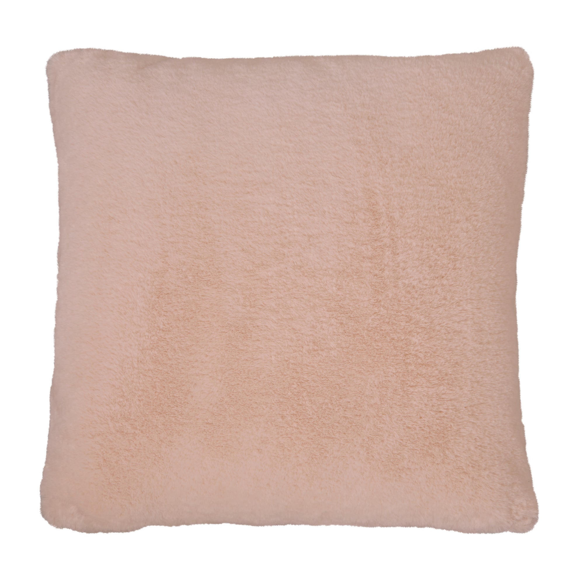 Adeline Faux Fur Cushion Cover Blush