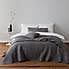 Pebble Charcoal Grey Bedspread  undefined
