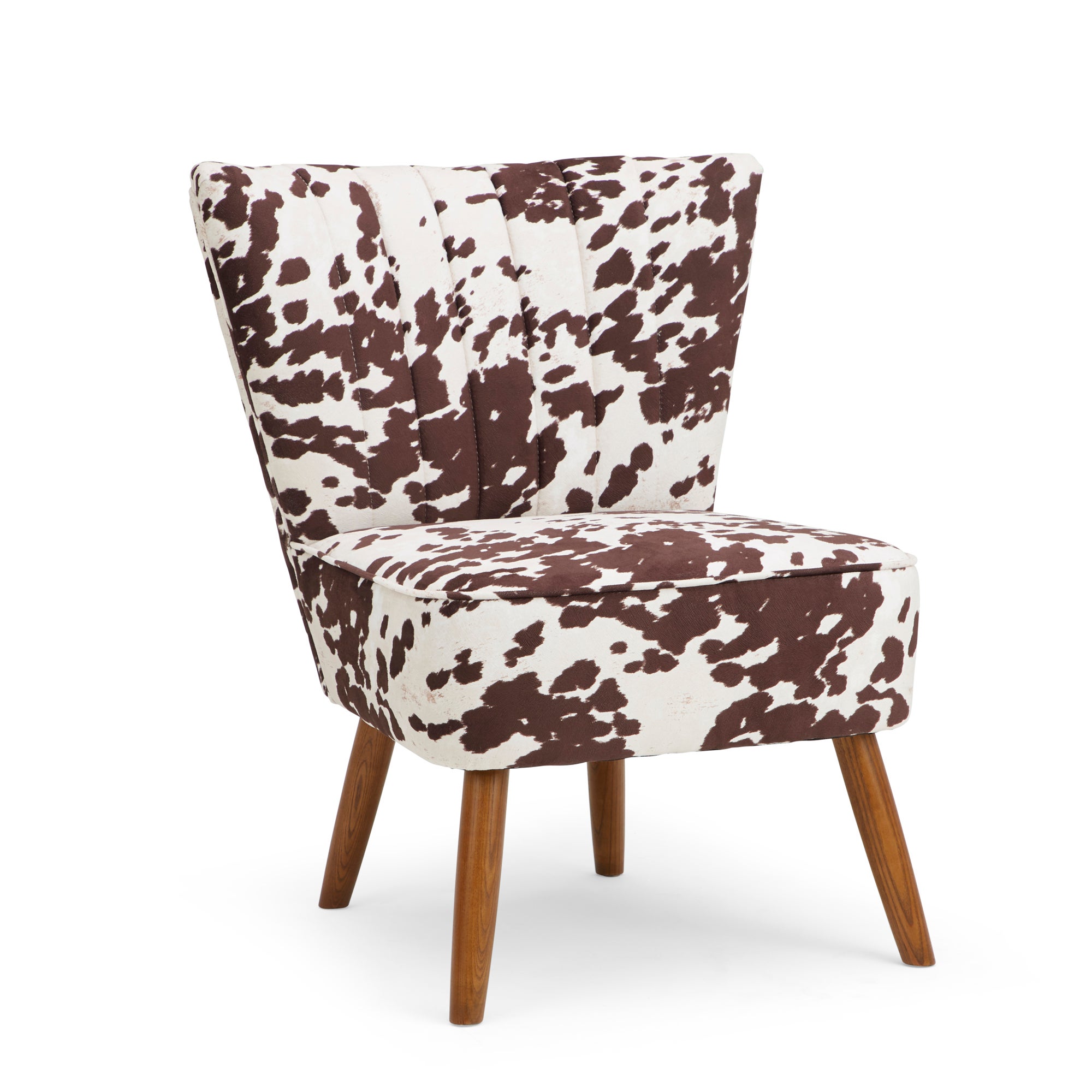 Photo of Rocco cow print cocktail chair natural