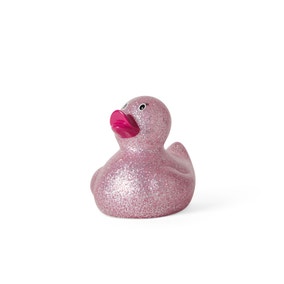 Blush Sparkle Rubber Duck