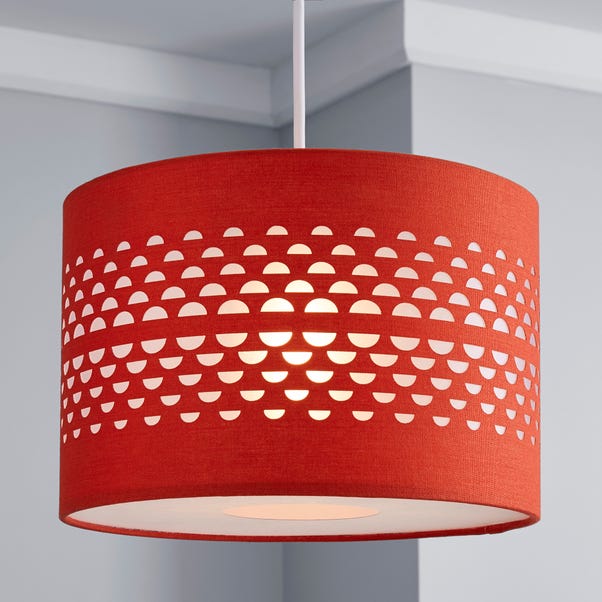 Hanbury Cut Out 30cm Drum Orange Shade Dunelm - Orange Lamp Shade Next Hanbury Cut Out 30cm Drum Orange Shade Dunelm - Orange Lamp Shade Next