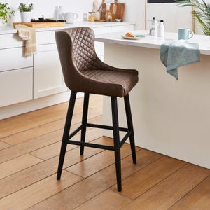 Montreal Counter Height Bar Stool- Faux Leather