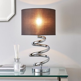 Etta Chrome Touch Dimmable Table Lamp