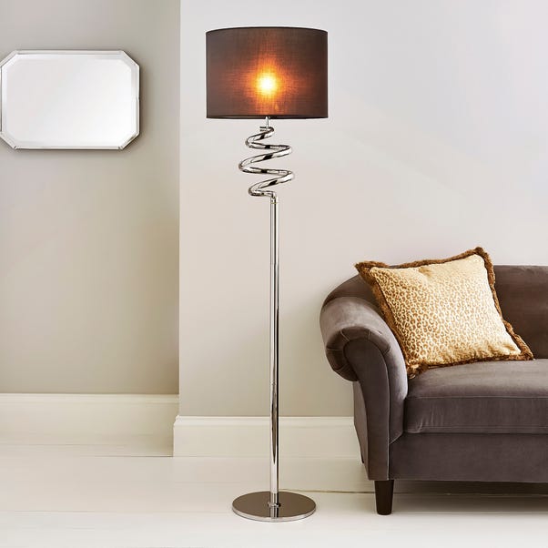 Etta Touch Dimmable Chrome Floor Lamp, Dimmable Floor Lamps