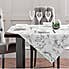 PVC Marble Tablecloth Black and white undefined