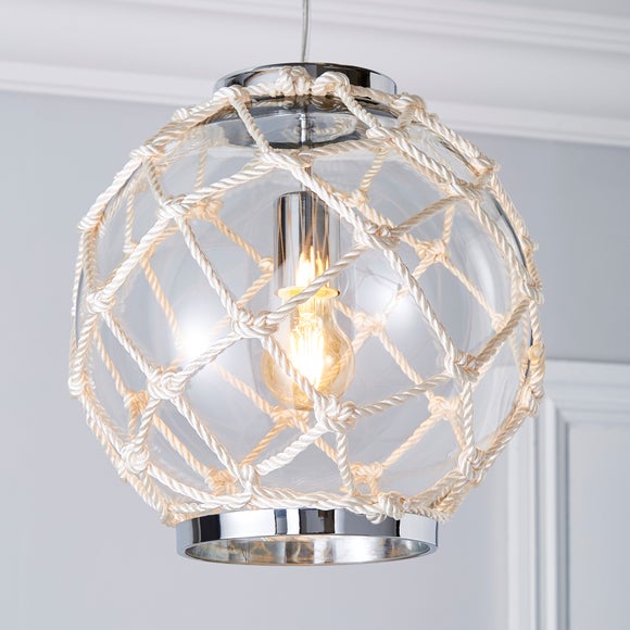 dunelm glass ceiling light