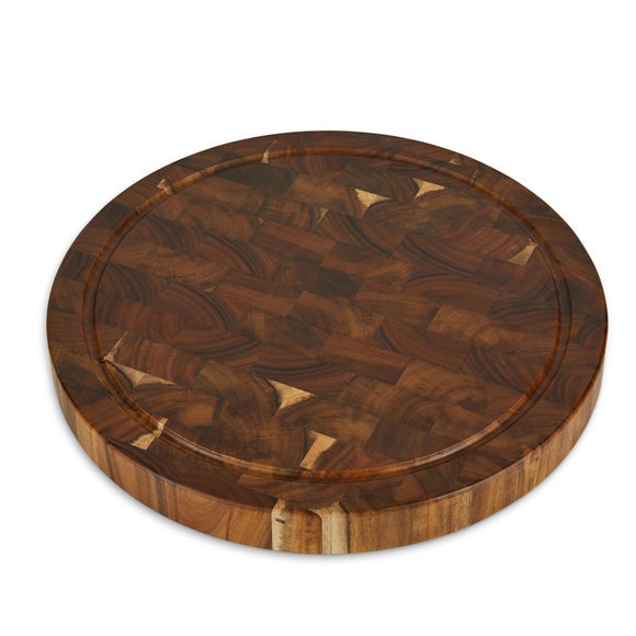 Round chopping store board wood