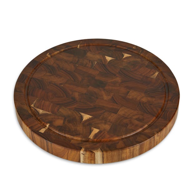 Acacia Round Chopping Board Natural