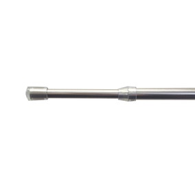 Satin Silver Extendable Tension Rod