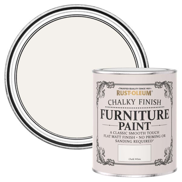 Rust-Oleum Chalk White Matt Furniture Paint  undefined