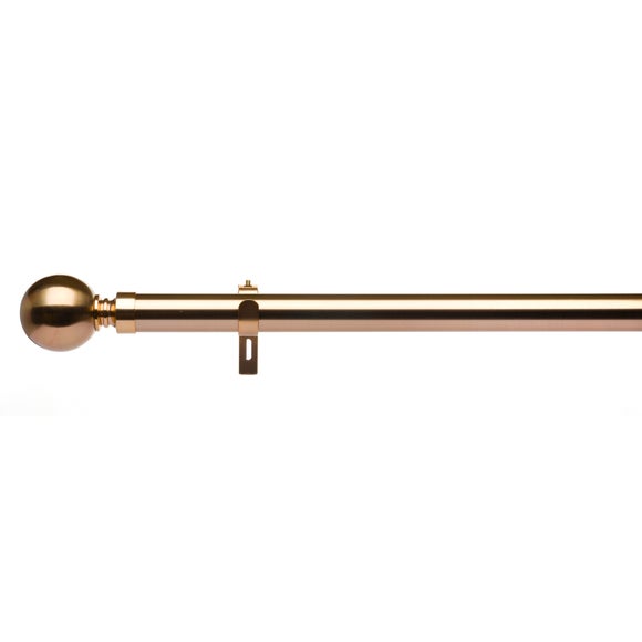 Ashton Rose Gold Eyelet Curtain Pole Dia. 29mm Dunelm