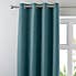 Jennings Peacock Thermal Eyelet Curtains  undefined