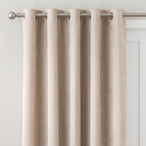 Chenille Thermal Eyelet Door Curtain
