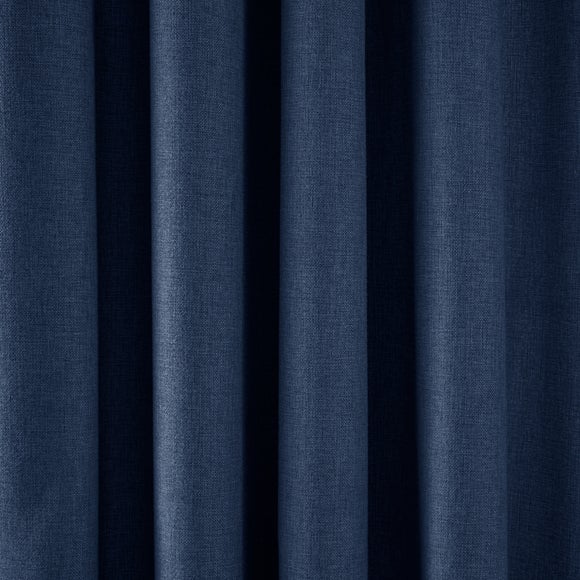Jennings Navy Thermal Eyelet Curtains Dunelm
