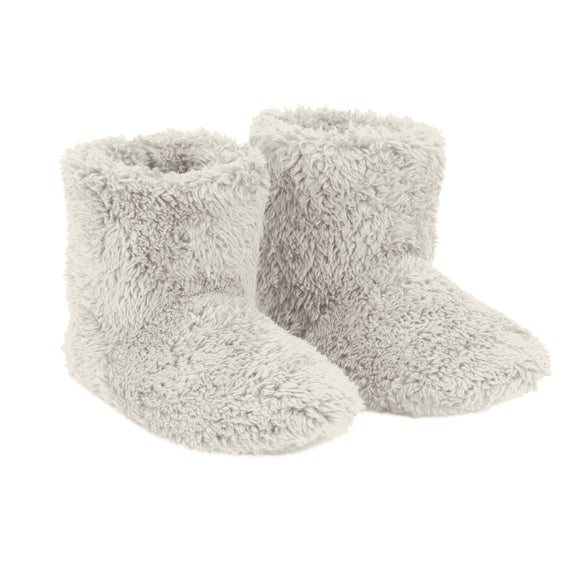 teddy slipper boots