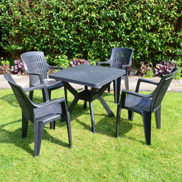 Plastic garden online chairs dunelm