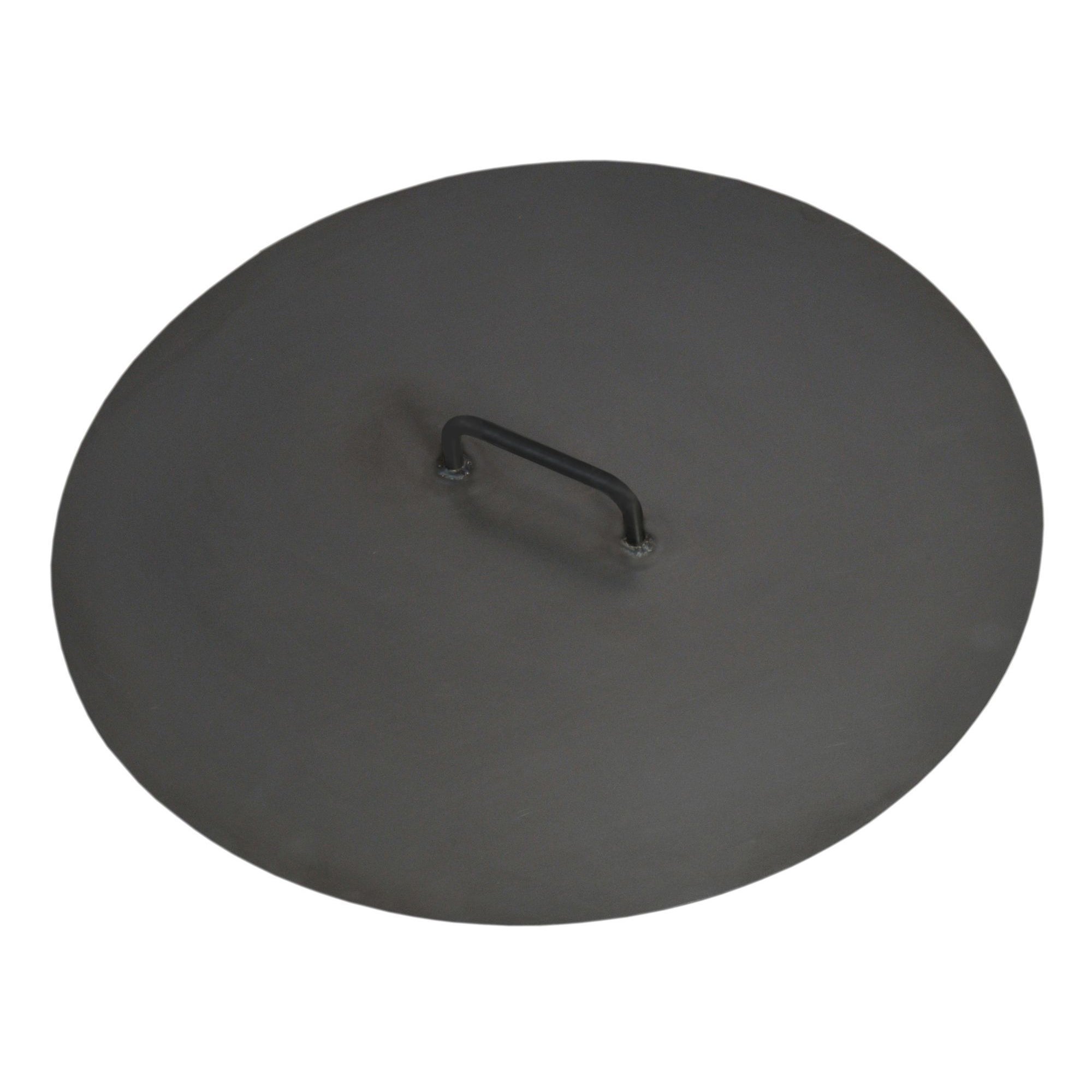 Cook King 805cm Steel Lid For Fire Bowls Black