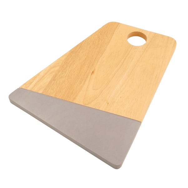 Dipped Grey Wood Chopping Board image 1 of 2