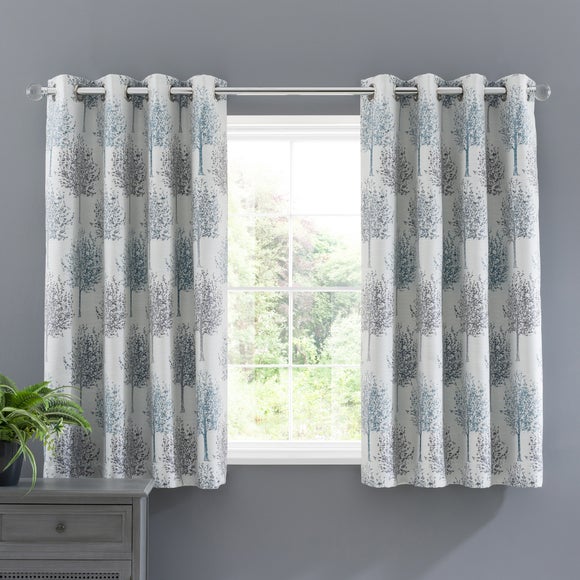 Photo 5 of Jacquard Trees Eyelet Curtains Photo 5 of Jacquard Trees Eyelet Curtains