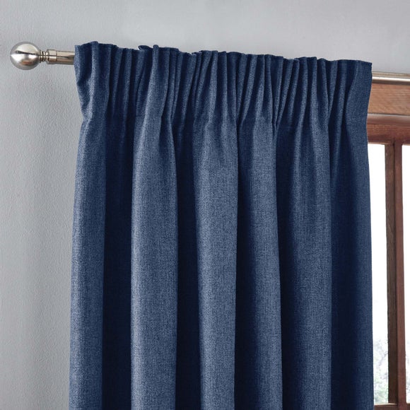 silver and navy curtains
