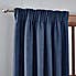 Jennings Navy Thermal Pencil Pleat Curtains  undefined