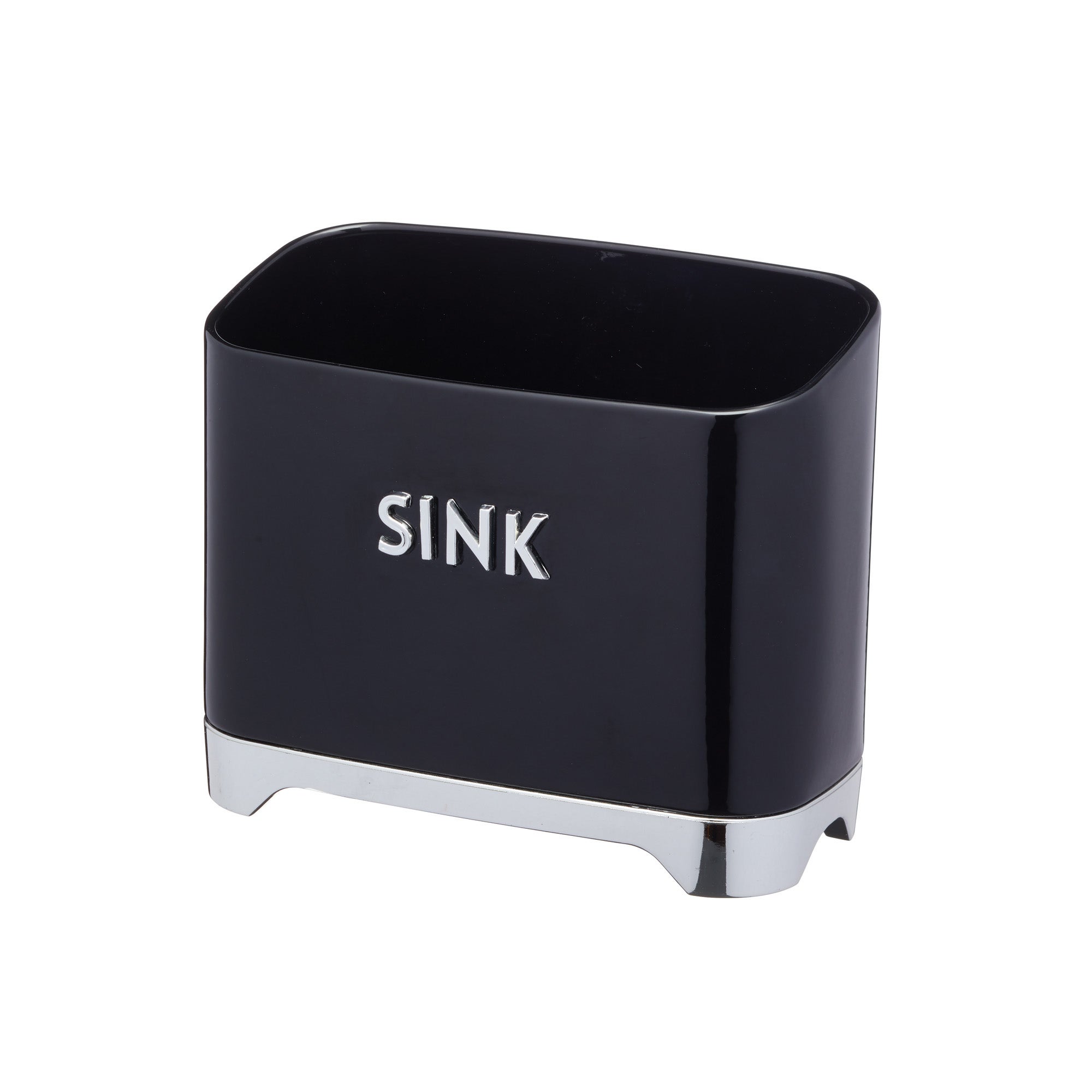 Black Sink Tidy Sink Caddy Organiser by 5five - Simply Smart