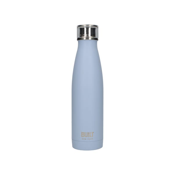 Built 480ml Double Walled Insulated Arctic Blue Water Bottle image 1 of 2