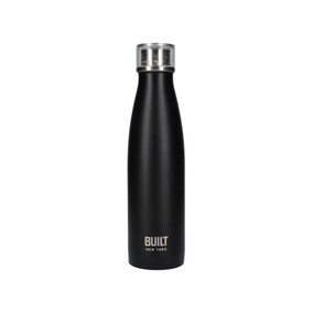 Built 480ml Double Walled Insulated Black Water Bottle