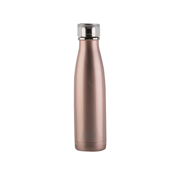 Built 480ml Double Walled Insulated Rose Gold Water Bottle image 1 of 3