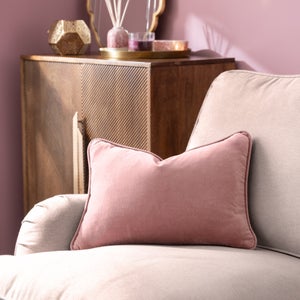 Clara Cotton Velvet Rectangle Cushion