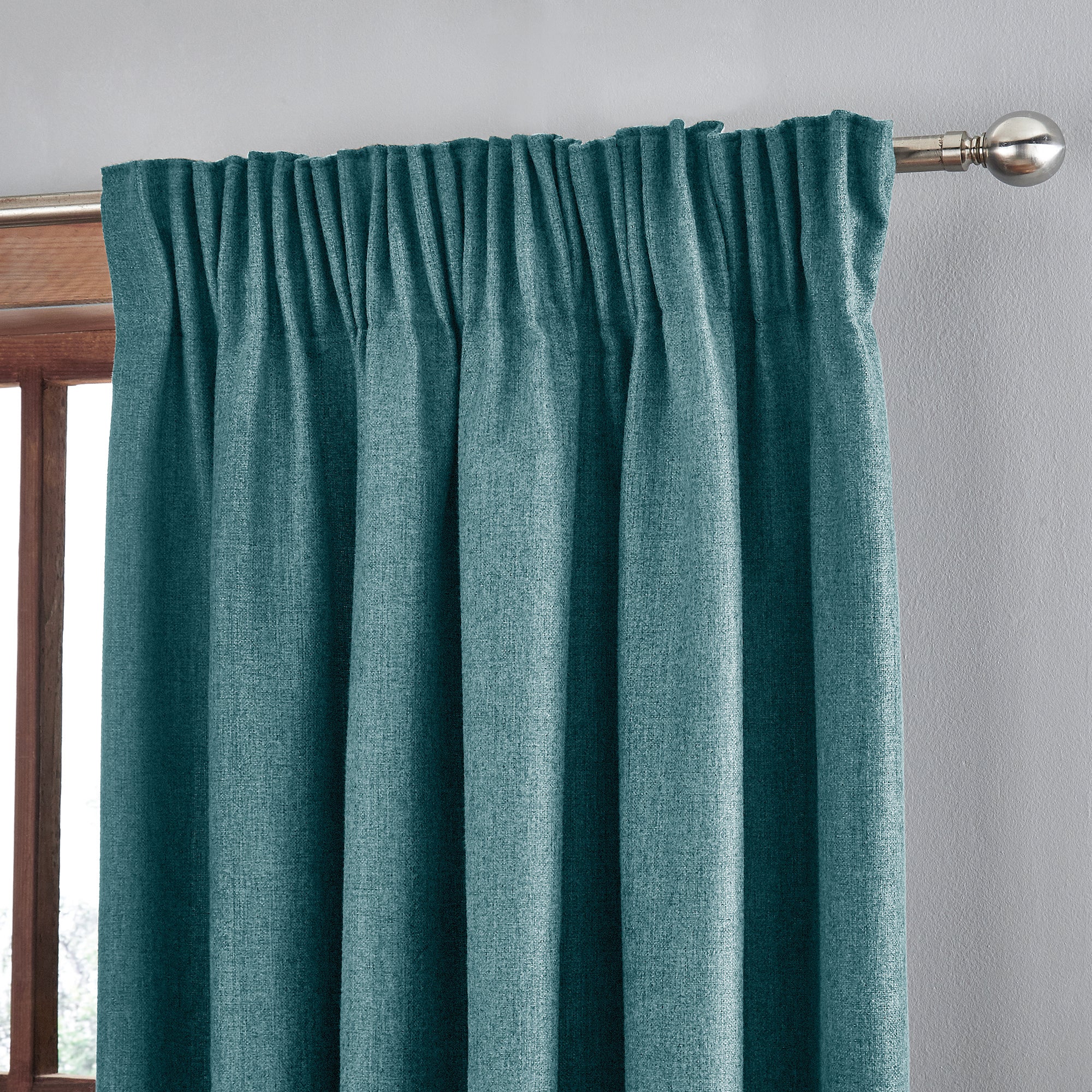 Jennings Natural Thermal Pencil Pleat Curtains | Dunelm