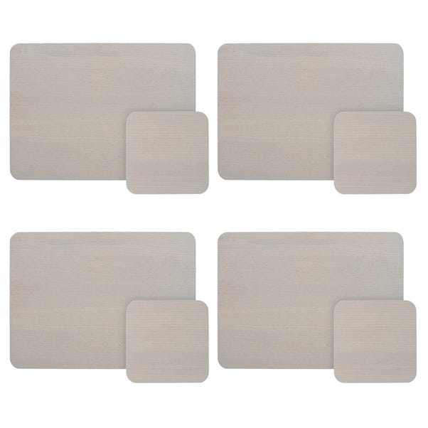 Set of 4 Naturals Placemats & Coasters image 1 of 1