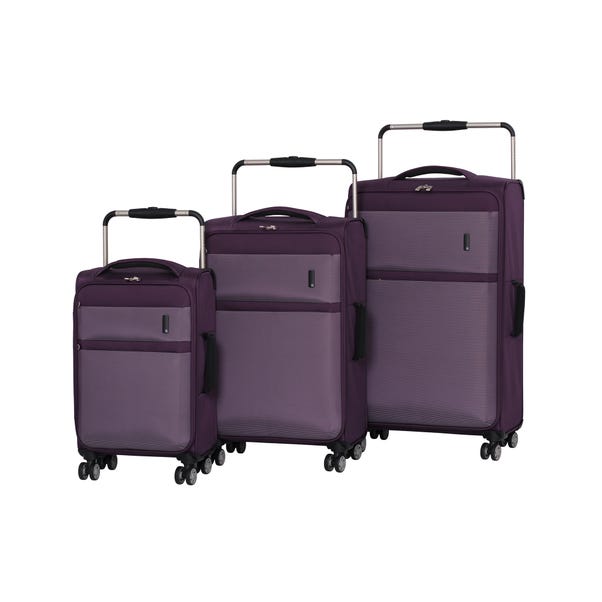 IT Luggage World's Lightest Purple Suitcase  undefined