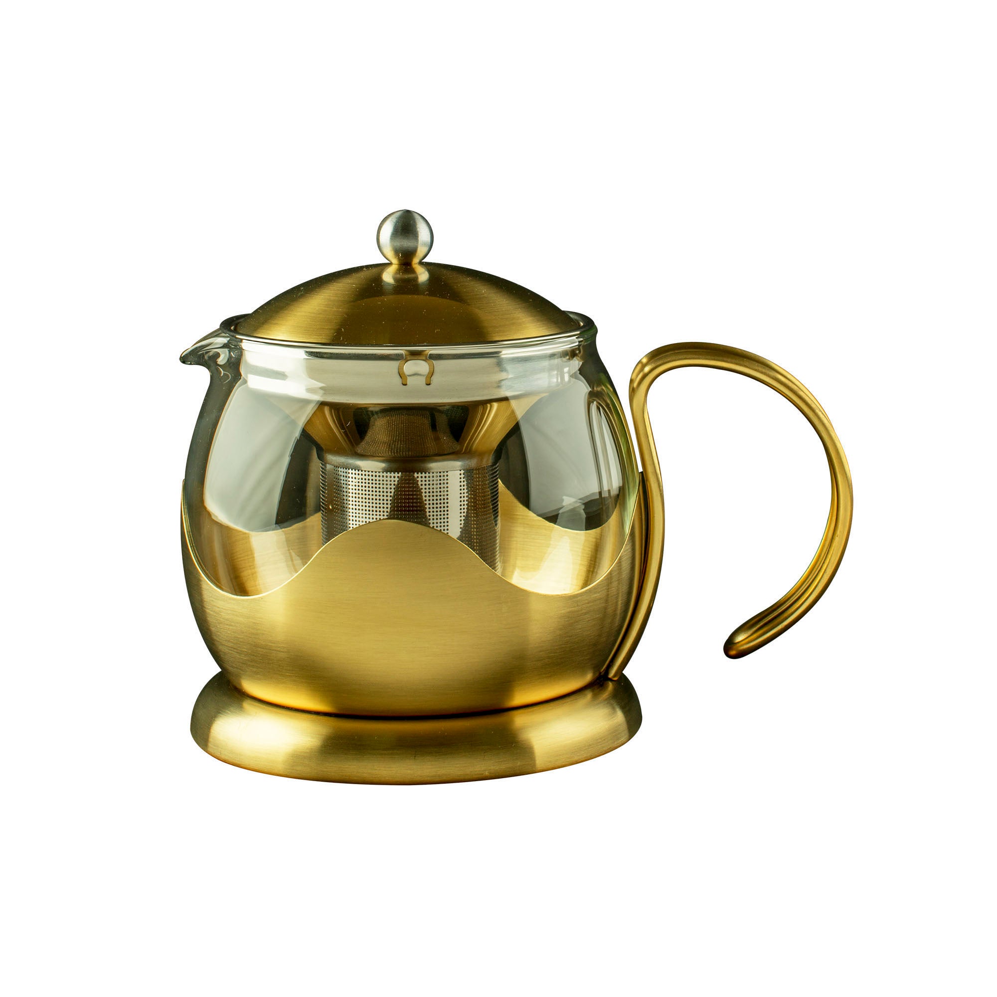 La Cafetiere 4 Cup Brushed Gold Teapot