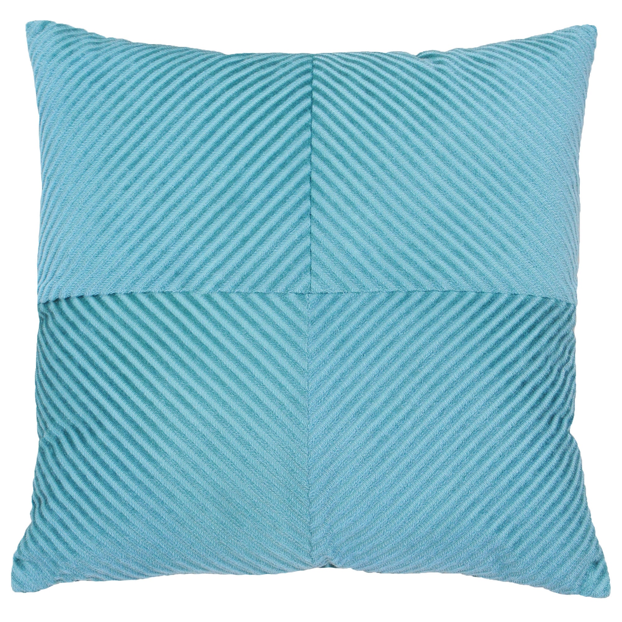 Paoletti Infinity Blue Textured Cushion Blue