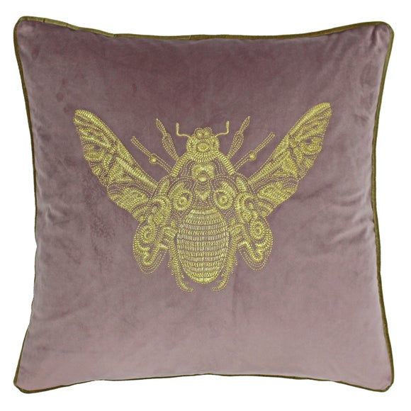 pink bee cushion