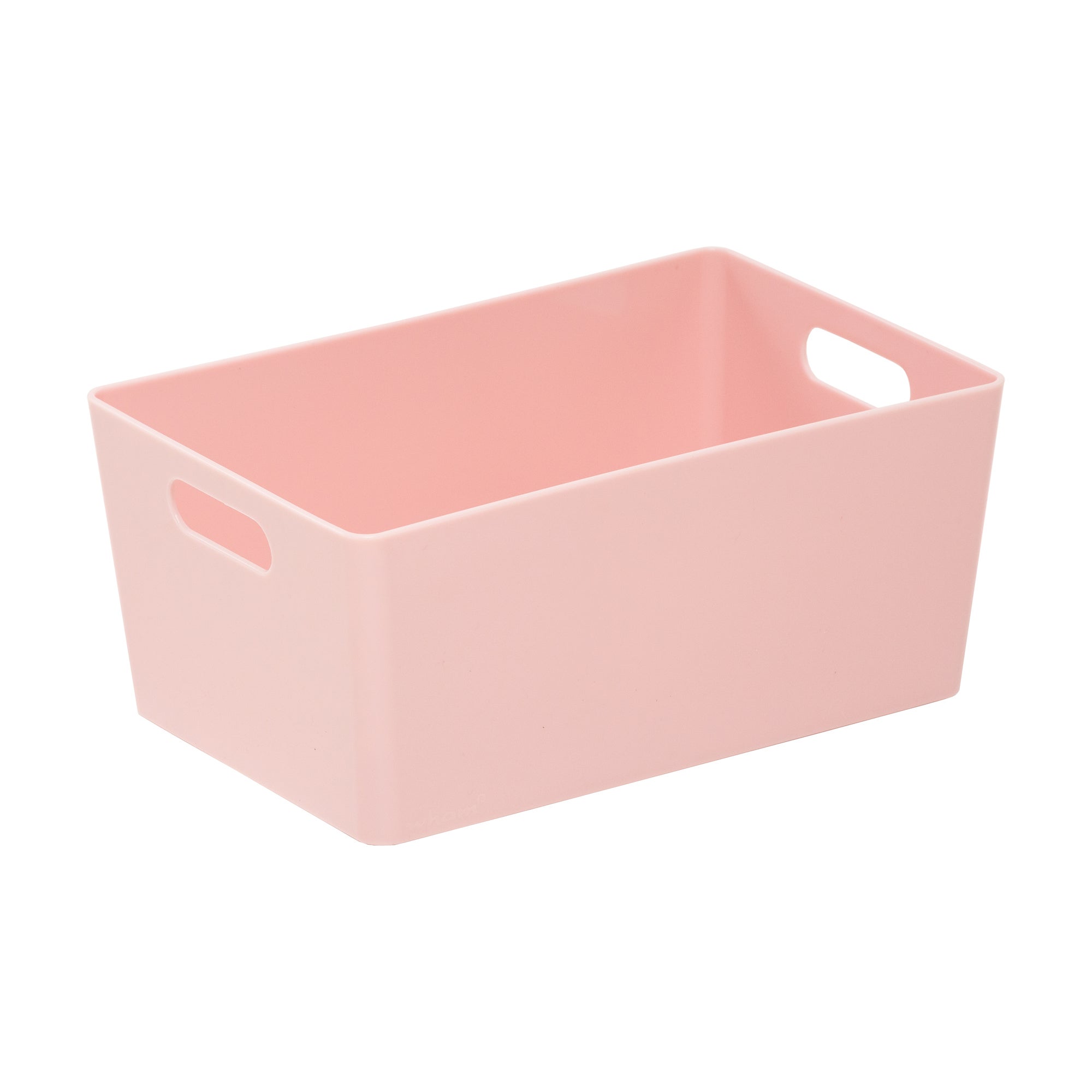 Small Storage Tubs, with Brightly Coloured Lids on White