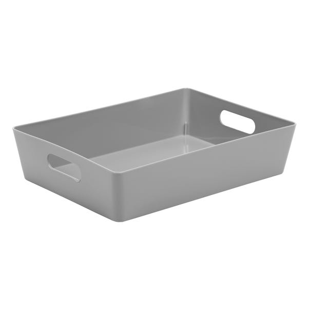 Wham Studio Plastic Storage Basket 5.01 Grey