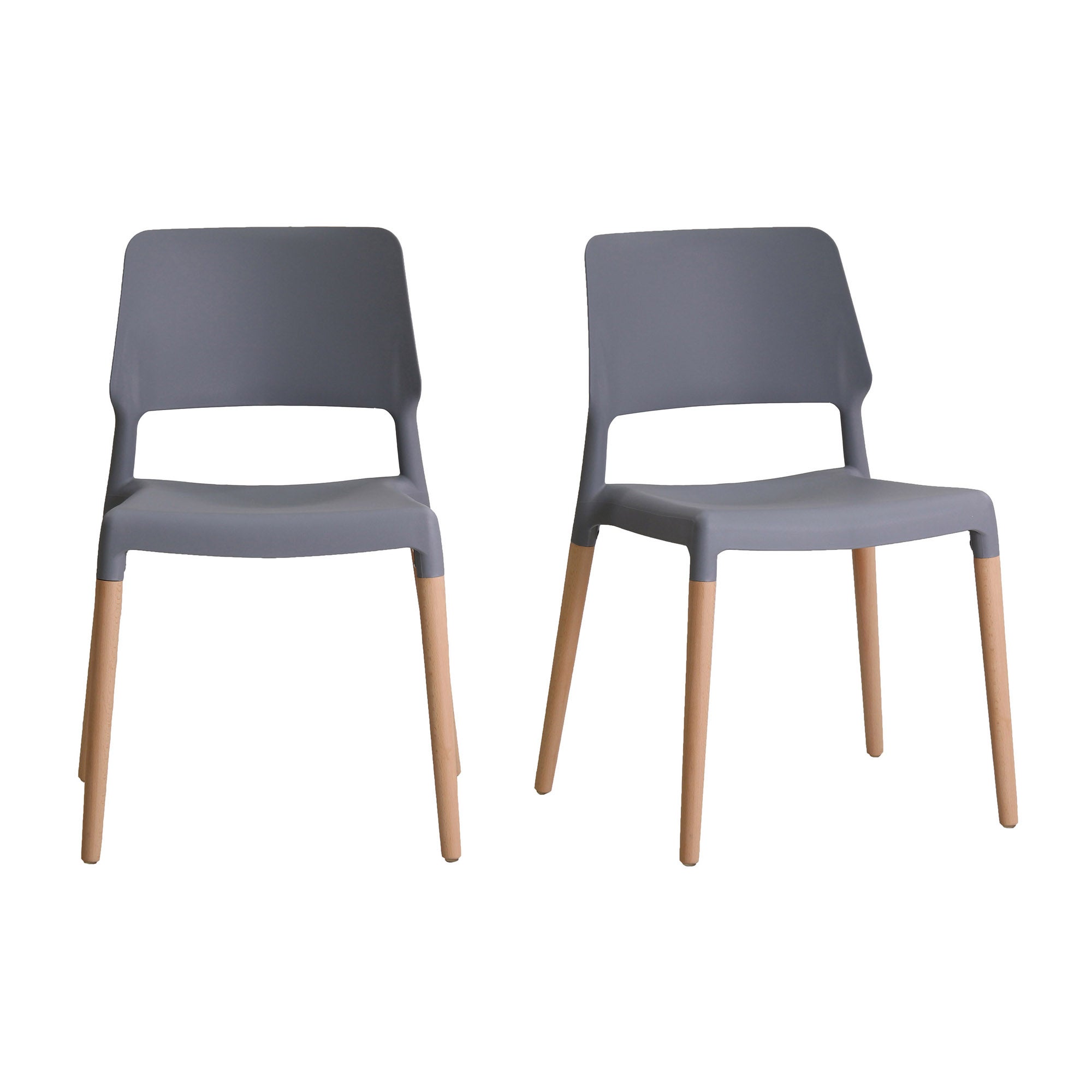 Reims Set Of 2 Dining Chairs Grey