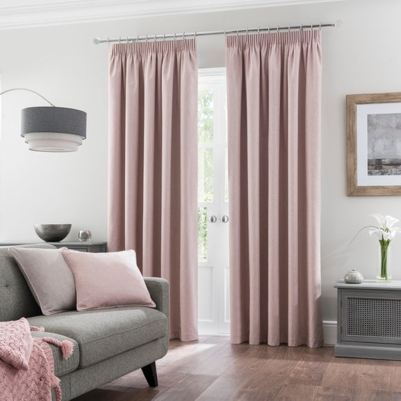 dunelm pink curtains