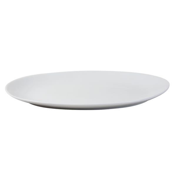 White Purity Oval Platter image 1 of 1