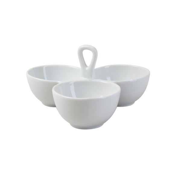 Dip clearance serving dish