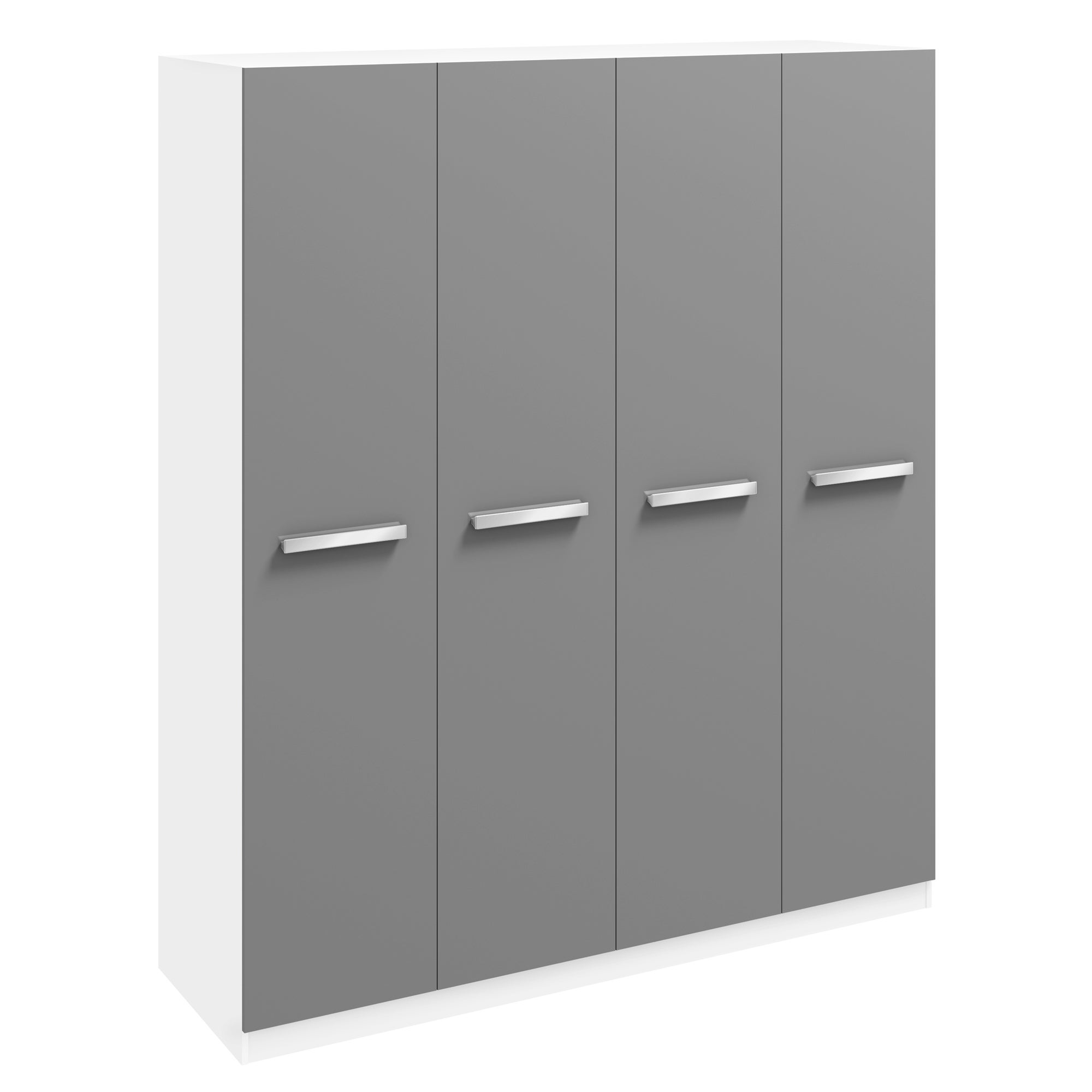 Moritz 4 Door Wardrobe Grey