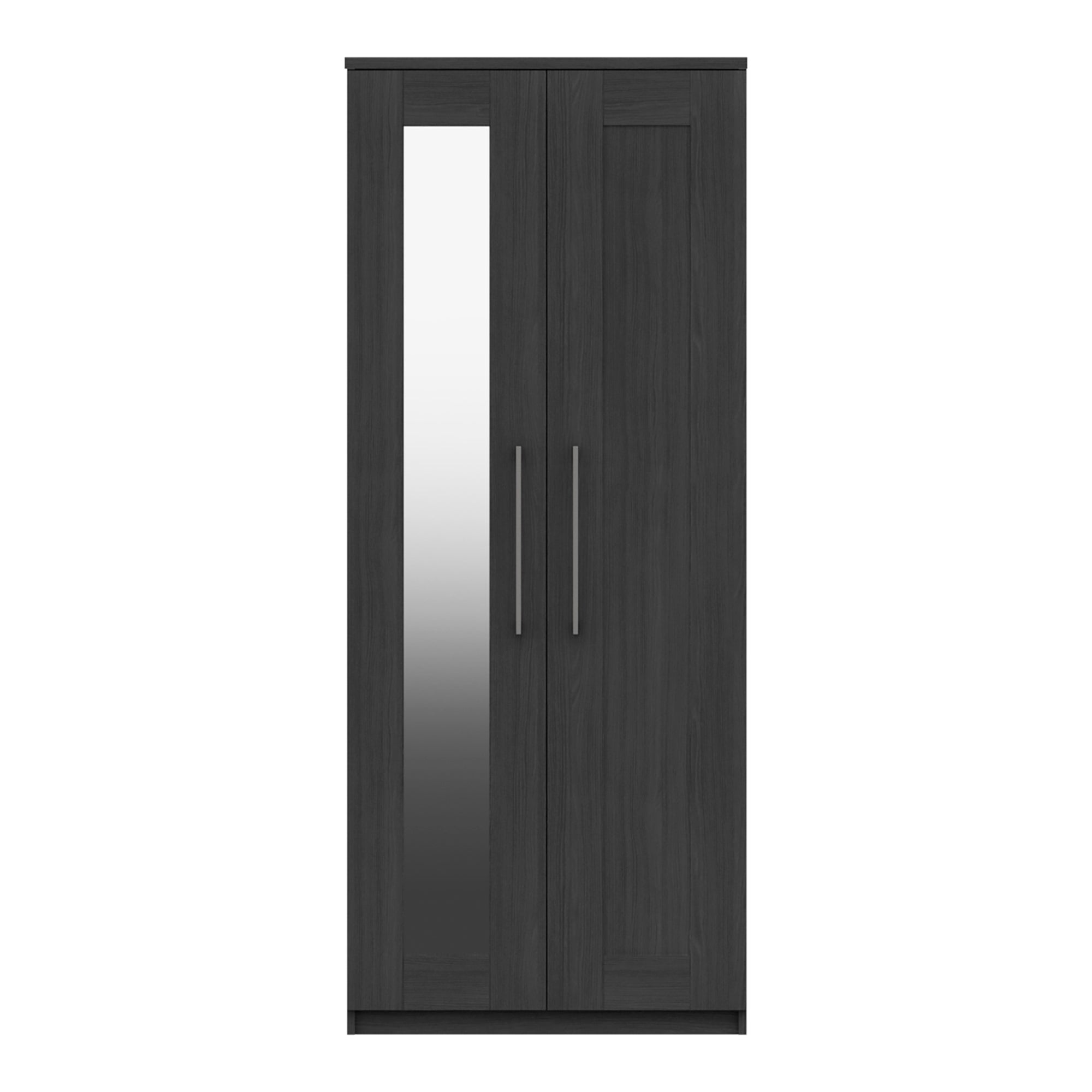 Ethan Double Wardrobe Grey