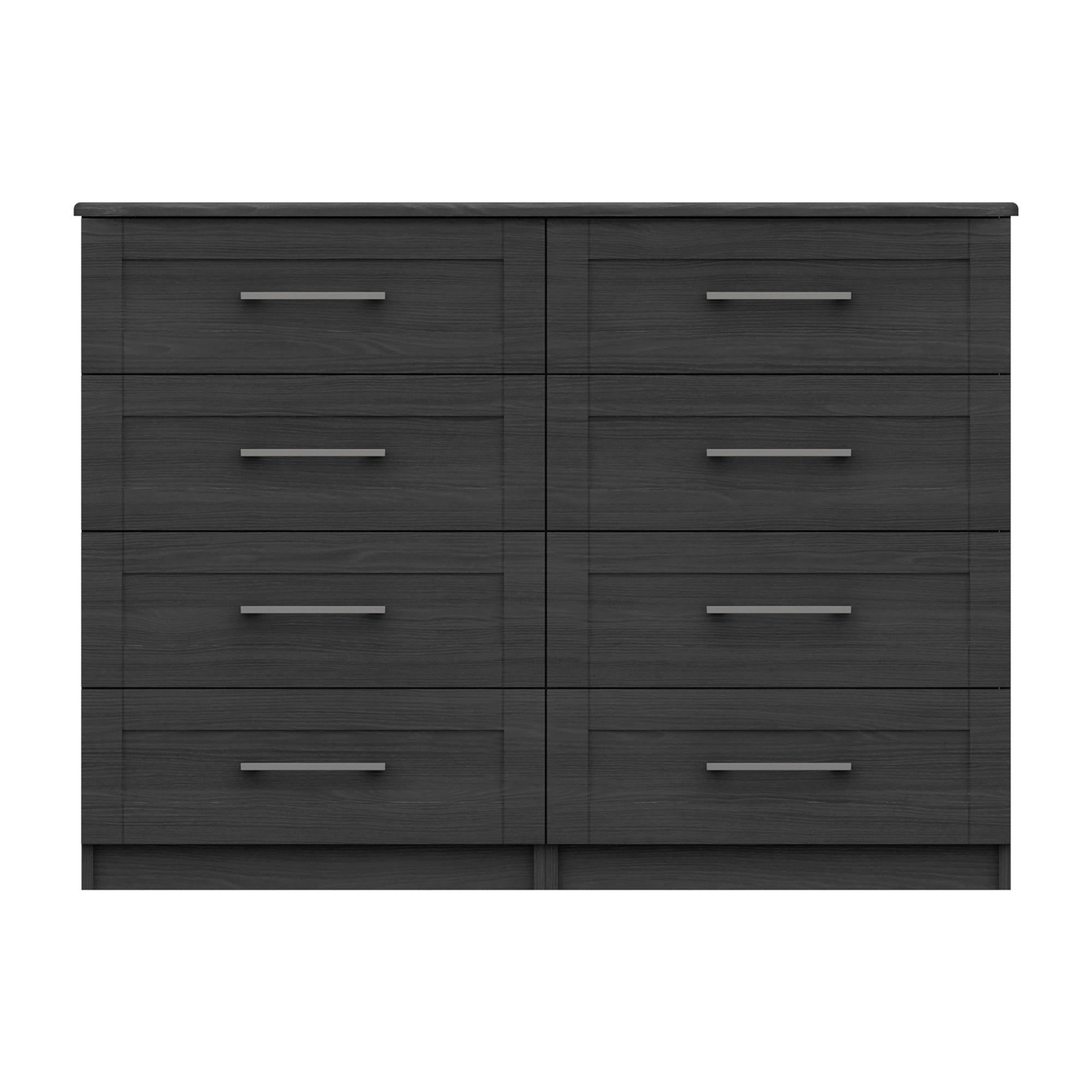 Ethan Wide 8 Drawer Chest Grey