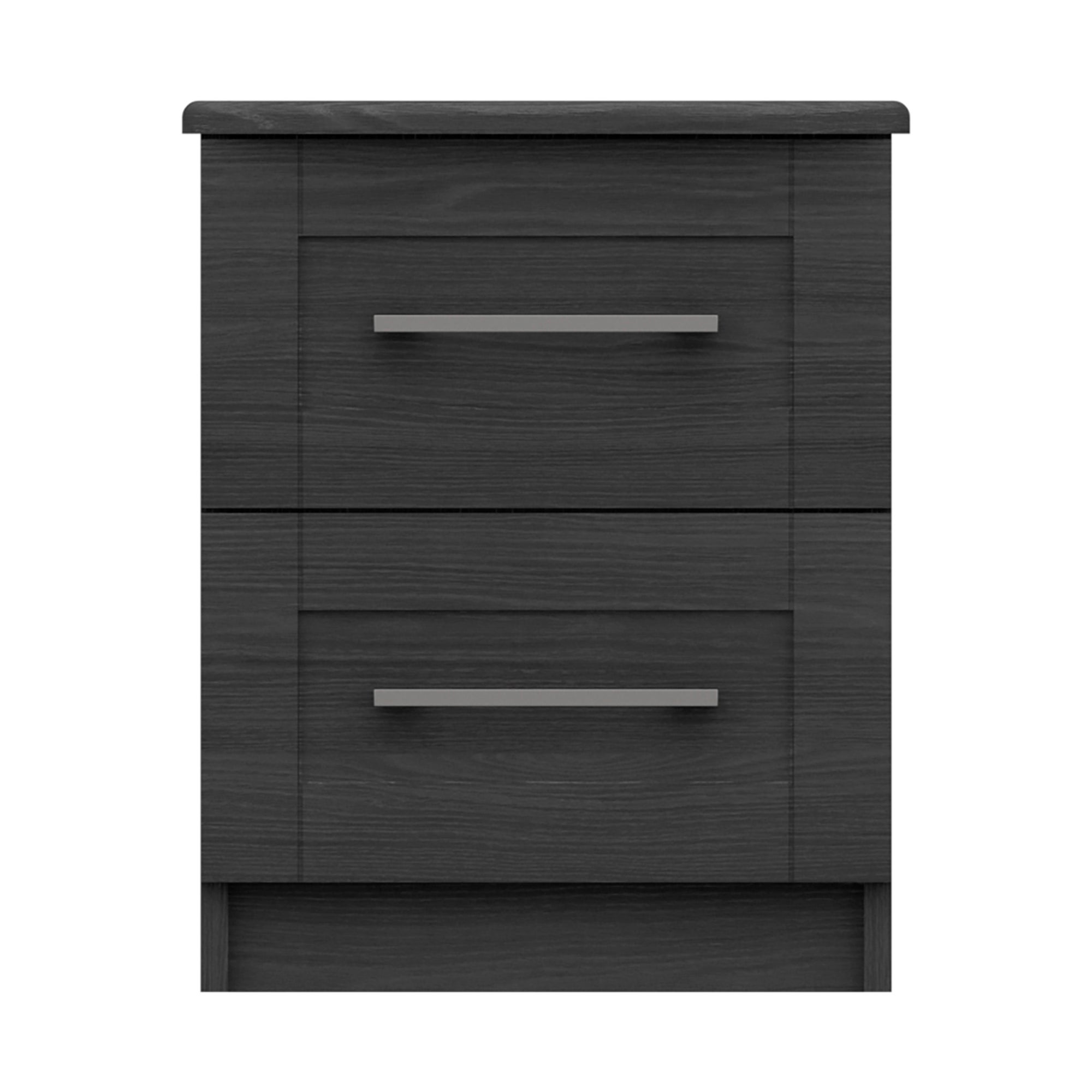Ethan 2 Drawer Bedside Table Grey