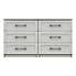 Ethan Wide 6 Drawer Chest Ethan White