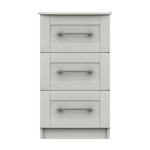 dunelm 3 drawer bedside cabinet